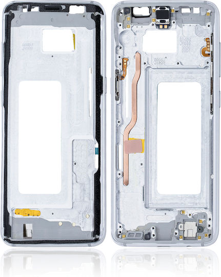 Mid-frame Housing Samsung Galaxy S8 Small Parts Arctic Silver