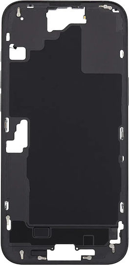 Mid-frame Housing Power Volume Button Iphone 16 Plus Us Version Aftermarket Plus Black
