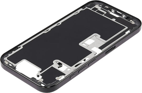 Mid-frame Housing Power Volume Button Iphone 16 Pro Eu Global Version Aftermarket Plus Black Titanium