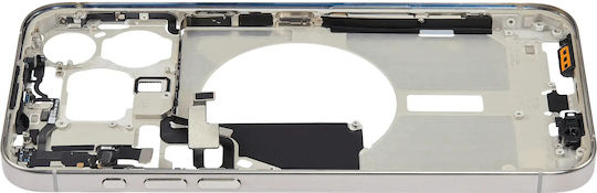Mid-frame Housing W Small Parts Iphone 15 Pro Max Us Version Aftermarket Plus White Titanium