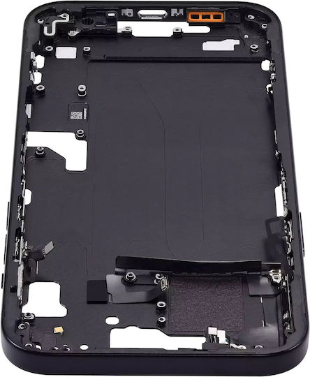 Mid-frame Housing W Small Parts Iphone 15 Plus Eu Global Version Aftermarket Plus Black