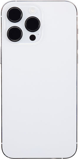 Back Housing W Small Parts Iphone 14 Pro Max Us Version Aftermarket Plus Silver