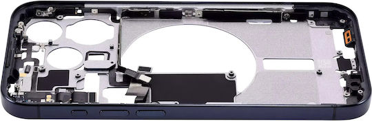 Mid-frame Housing W Small Parts Iphone 15 Pro Us Version Aftermarket Plus Blue Titanium