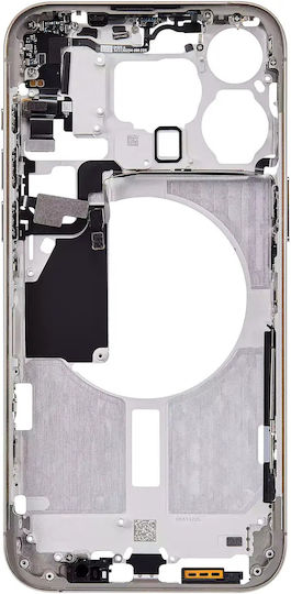 Mid-frame Housing W Small Parts Iphone 15 Pro Max Eu Global Version Aftermarket Plus Natural Titanium