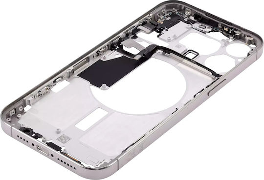 Mid-frame Housing W Small Parts Iphone 15 Pro Max Eu Global Version Aftermarket Plus Natural Titanium
