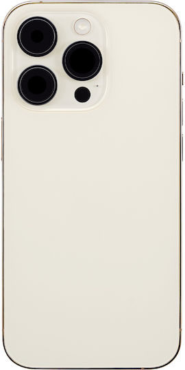 Back Housing W Small Parts Iphone 14 Pro Us Version Aftermarket Plus Gold