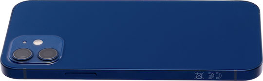 Back Housing W Small Parts Iphone 12 Eu Global Version Aftermarket Plus Blue
