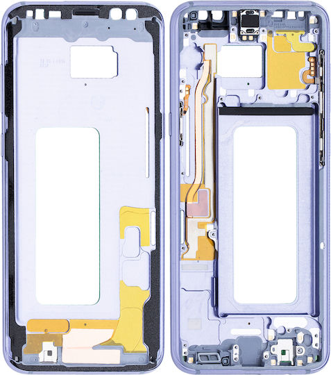 Mid-frame Housing Samsung Galaxy S8 Plus Small Parts Orchid Gray