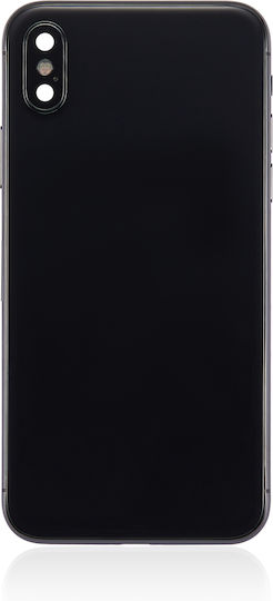 Back Housing Small Components Pre-installed Iphone X No Logo Aftermarket Plus Space Gray