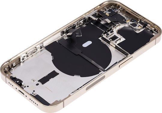 Back Housing W Small Parts Iphone 14 Pro Us Version Aftermarket Plus Gold