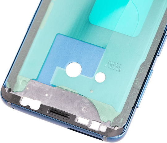Mid-frame Housing Samsung Galaxy S9 Smallparts Coral Blue Frame