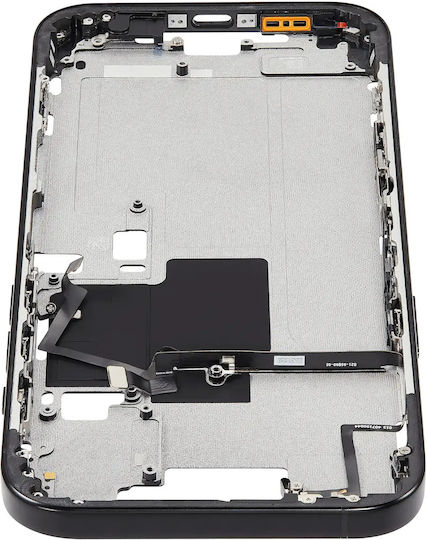 Mid-frame Housing Power Volume Button Iphone 16 Pro Max Eu Global Version Aftermarket Plus Black Titanium