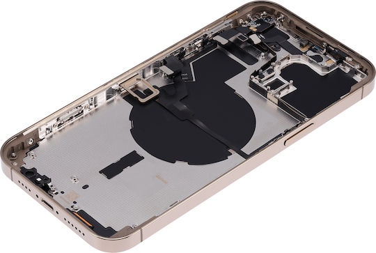 Back Housing W Small Parts Iphone 14 Pro Max Eu Global Version Aftermarket Plus Gold