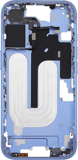 Mid-frame Housing Power Volume Button Iphone 16 Us Version Aftermarket Plus Ultramarine