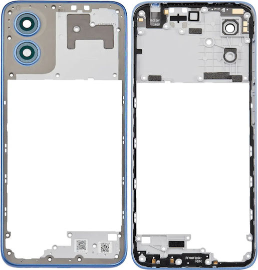 Mid-frame Motorola Moto G Play Xt2413 2024 Coronet Blue Genuine Oem