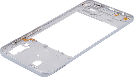 Mid-frame Housing Samsung Galaxy A30 A305 2019 Aftermarket Plus White