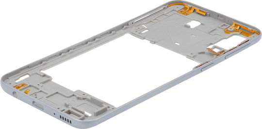 Mid-frame Housing Samsung Galaxy A40 A405 2019 Aftermarket Plus White
