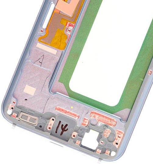 Mid-frame Housing Samsung Galaxy S8 Plus Small Parts Coral Blue