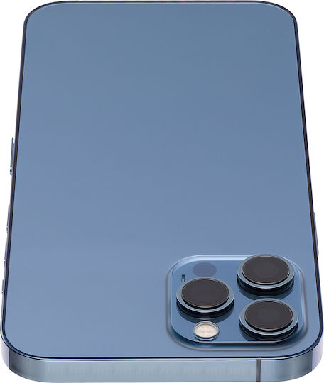 Back Housing W Small Parts Iphone 12 Pro Max Eu Global Version Aftermarket Plus Pacific Blue