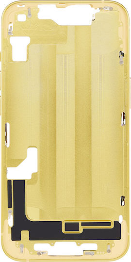 Mid-frame Housing W Small Parts Iphone 14 Us Version Aftermarket Plus Yellow