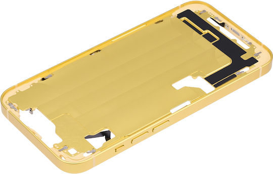 Mid-frame Housing W Small Parts Iphone 14 Us Version Aftermarket Plus Yellow