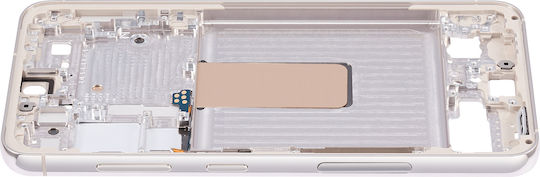 Средна Рамка За Мобилен Samsung Galaxy S23 5g Us & International Версия Крем