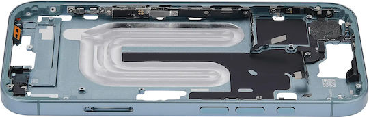 Mid-frame Housing Power Volume Button Iphone 16 Eu Global Version Aftermarket Plus Teal