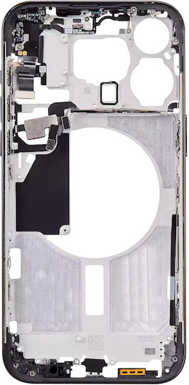 Mid-frame Housing W Small Parts Iphone 15 Pro Max Us Version Aftermarket Plus Black Titanium