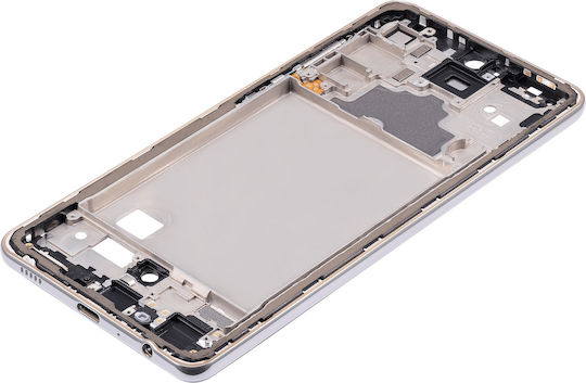 Mid-frame Housing Samsung Galaxy A72 A725 2021 Awesome White