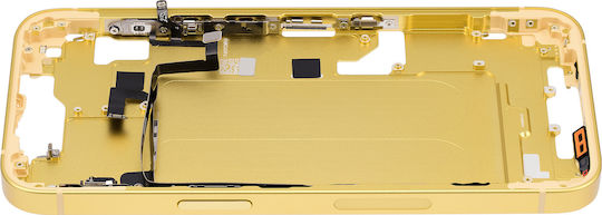 Mid-frame Housing W Small Parts Iphone 14 Us Version Aftermarket Plus Yellow