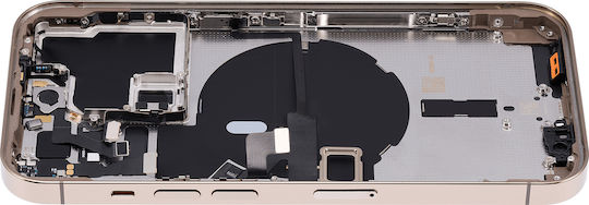 Back Housing W Small Parts Iphone 14 Pro Eu Global Version Aftermarket Plus Gold