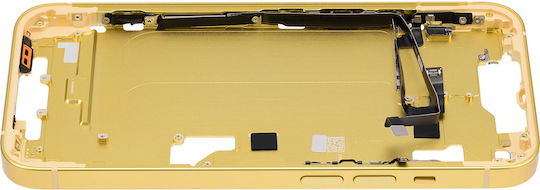 Mid-frame Housing W Small Parts Iphone 14 Us Version Aftermarket Plus Yellow