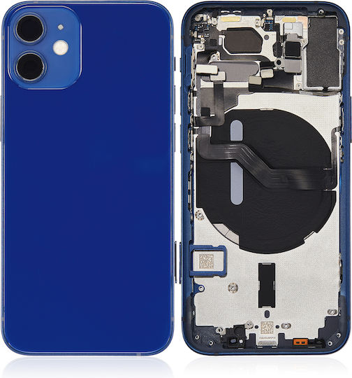 Back Housing W Small Parts Iphone 12 Mini Eu Global Version Aftermarket Plus Blue