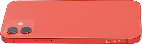 Back Housing W Small Parts Iphone 12 Eu Global Version Aftermarket Plus Red