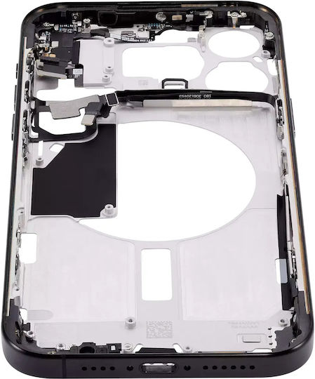 Mid-frame Housing W Small Parts Iphone 15 Pro Max Us Version Aftermarket Plus Black Titanium