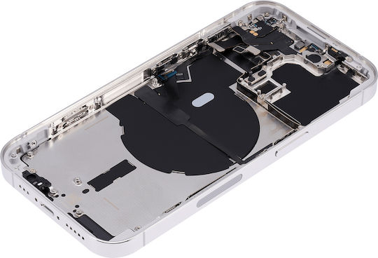 Back Housing W Small Parts Iphone 14 Pro Us Version Aftermarket Plus Silver