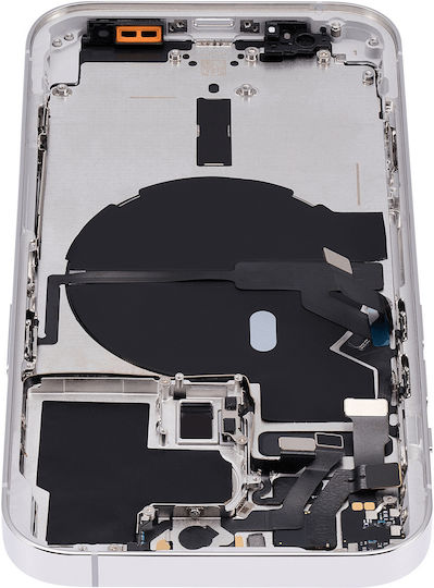 Back Housing W Small Parts Iphone 14 Pro Us Version Aftermarket Plus Silver