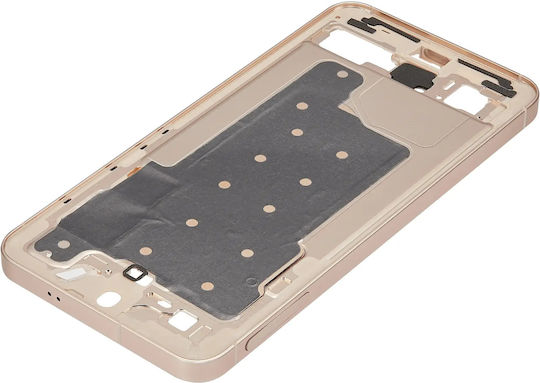 Mid-frame Housing Samsung Galaxy S25 5g Us & International Version Pink Gold
