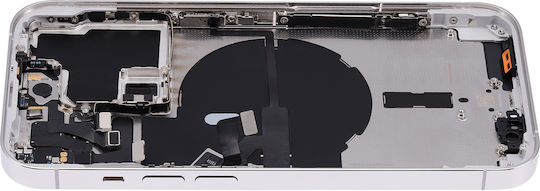 Back Housing W Small Parts Iphone 14 Pro Us Version Aftermarket Plus Silver