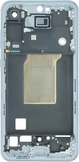 Средна Рамка Корпус Samsung Galaxy A55 5G A556 2024 Сервизен Комплект Ледено Синьо