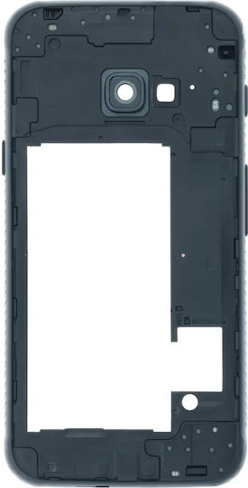 Mittleres Rahmengehäuse Kompatibel Samsung Galaxy Xcover 4 G390 Service Pack Schwarz