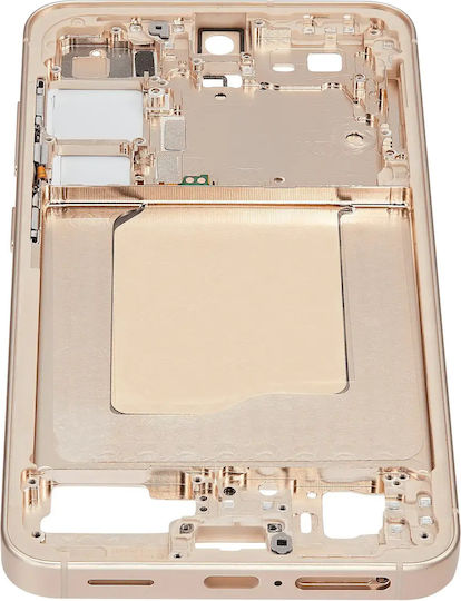 Mid-frame Housing Samsung Galaxy S25 5g Us & International Version Pink Gold