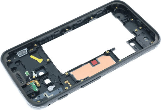Mittleres Rahmengehäuse Kompatibel Samsung Galaxy Xcover 4 G390 Service Pack Schwarz