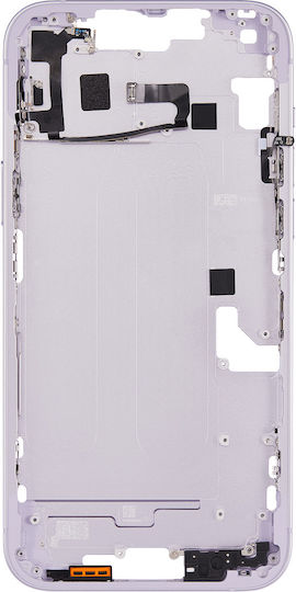 Mid-frame Housing W Small Parts Iphone 14 Plus Eu Global Version Aftermarket Plus Purple