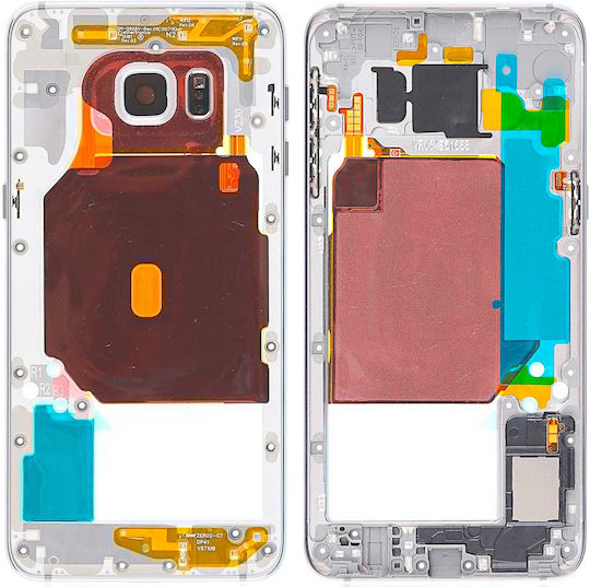 Mid-frame Housing Samsung Galaxy S6 Edge Silver