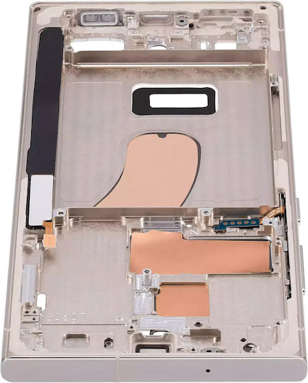 Carcasă De Mijloc Samsung Galaxy S23 Ultra 5g Versiunea SUA Și Internațională Crem