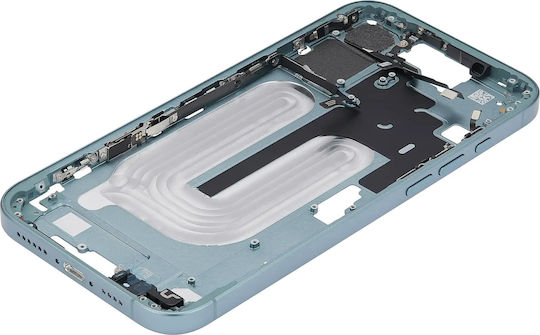 Mid-frame Housing Power Volume Button Iphone 16 Plus Us Version Aftermarket Plus Teal