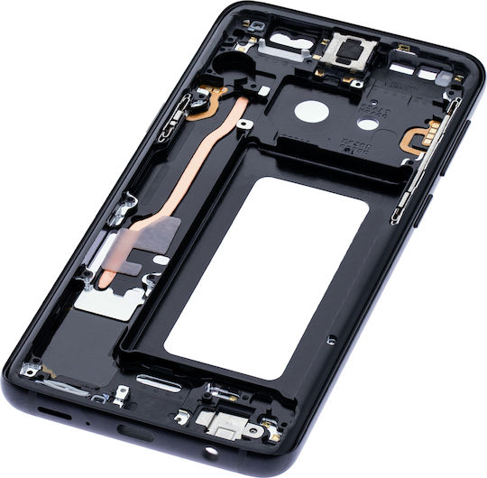 Mid-frame Housing Samsung Galaxy S9 Smallparts Midnight Black Frame