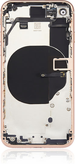 Back Housing Small Components Pre-installed Iphone 8 No Logo Aftermarket Plus Gold