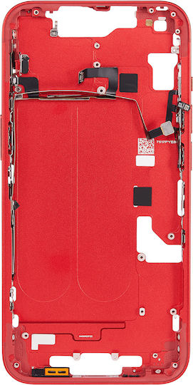 Mid-frame Housing W Small Parts Iphone 14 Us Version Aftermarket Plus Red
